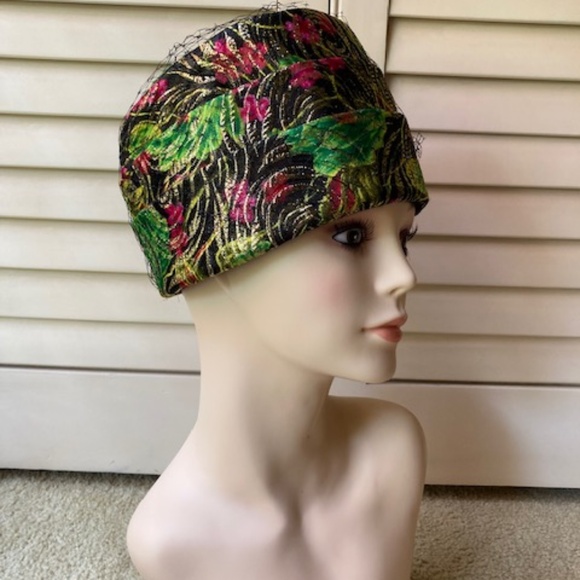 1960\'s  Brocade Hat main image 4